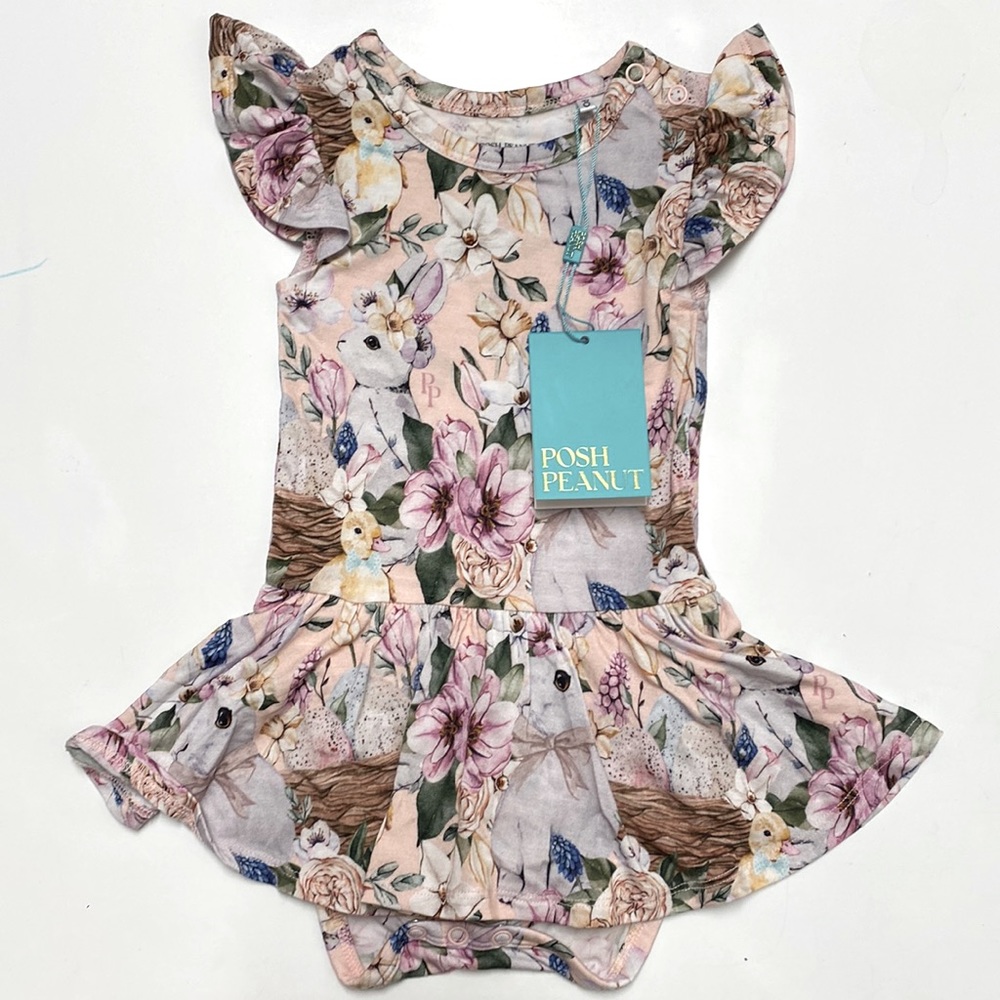 Posh Peanut Hazel bunny twirl NWT 12-18 mo